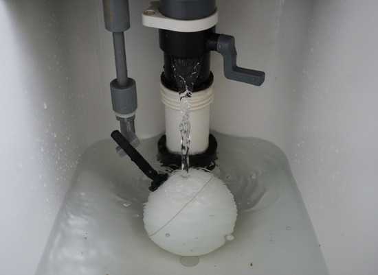 plovak u kotliću pokvaren