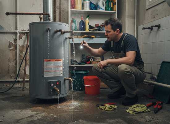 Šta uraditi ako voda curi iz bojlera